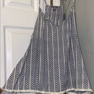 Flowy striped tank summer top